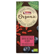 Chocolate Negro Con Bayas de Goji y Acai Bio 100 gr | Torras - Dietetica Ferrer