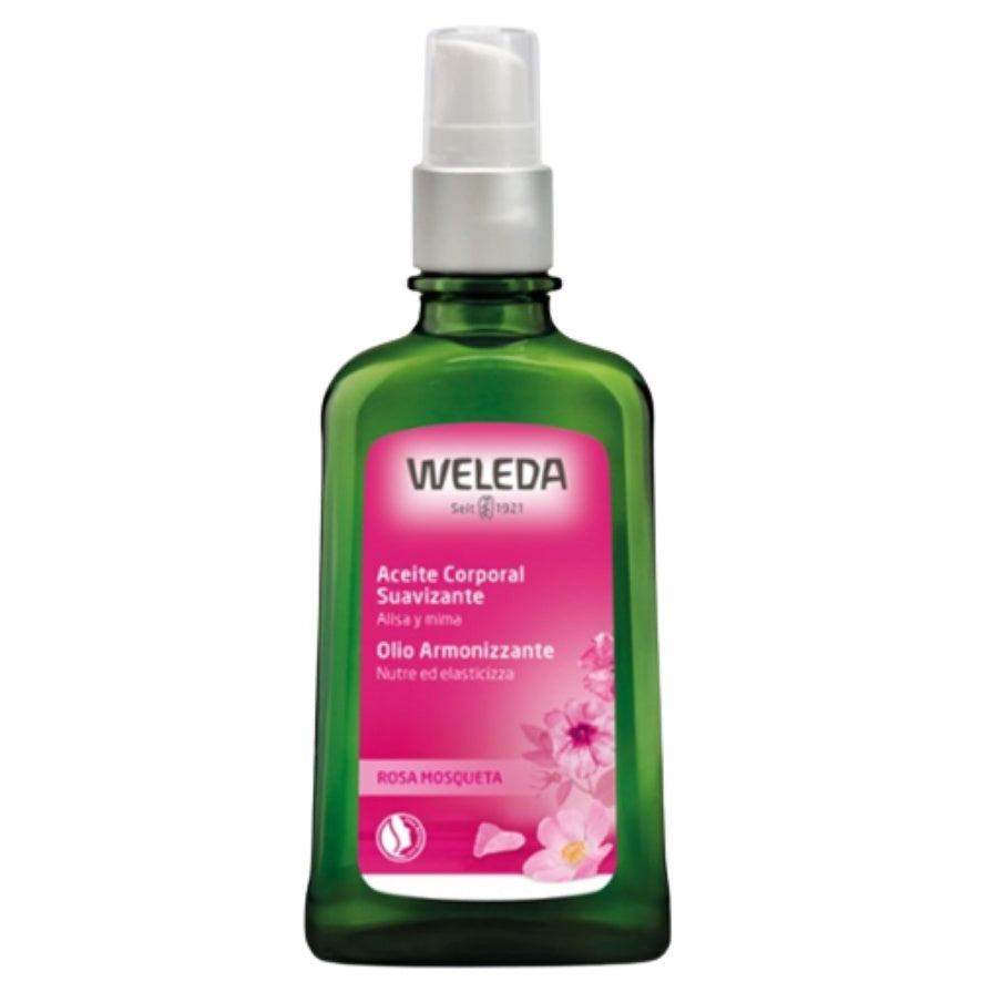 Aceite Corporal Suavizante de Rosa Mosqueta 100 ml | Weleda - Dietetica Ferrer