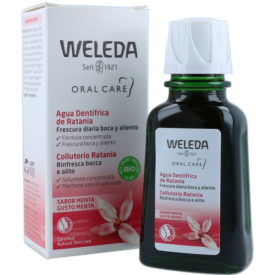Agua Dentrifica de Ratania 50 ml | Weleda - Dietetica Ferrer