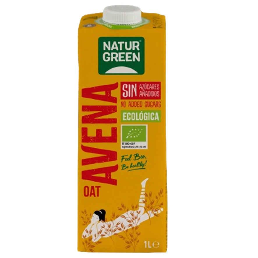 Bebida De Avena Calcio Bio 1 Litro | Naturgreen - Dietetica Ferrer