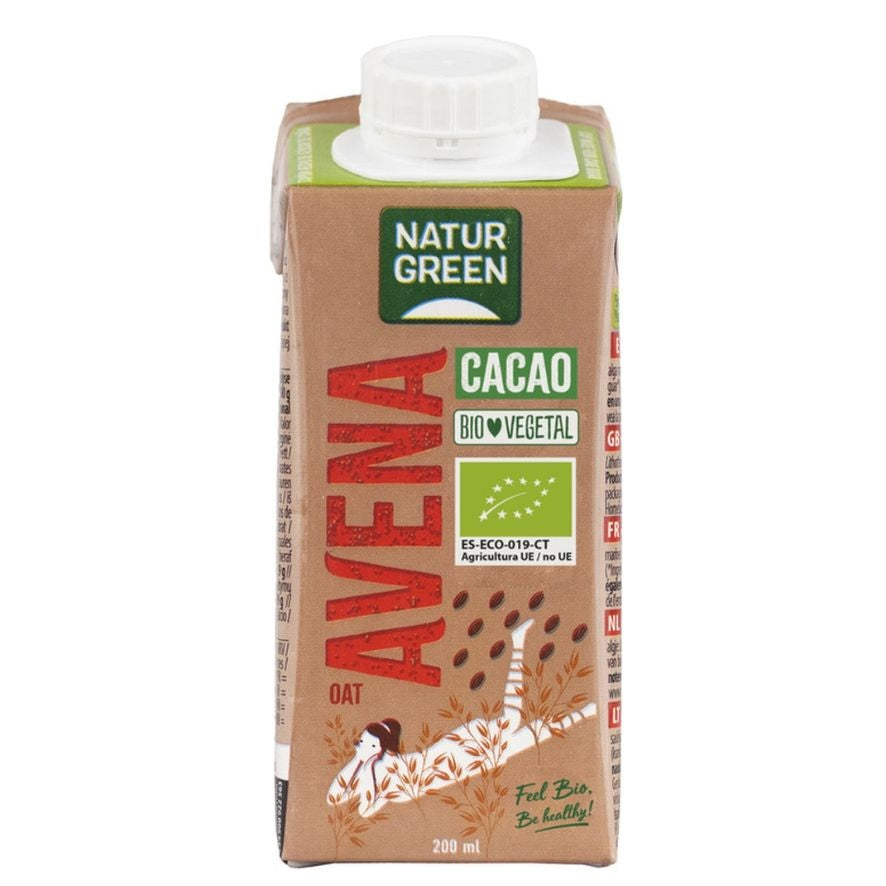 Bebida de Mini Avena Choco Bio 200 ml | Ecomil - Dietetica Ferrer