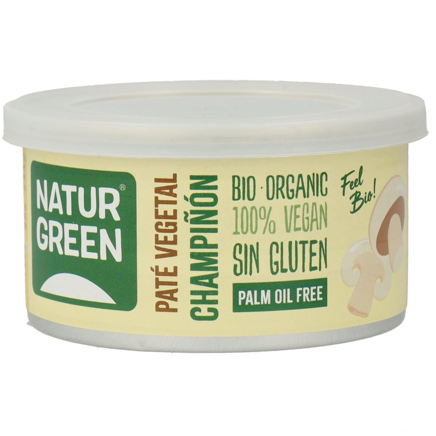 Pate de Champiñones Bio 125 gr | Naturgreen - Dietetica Ferrer