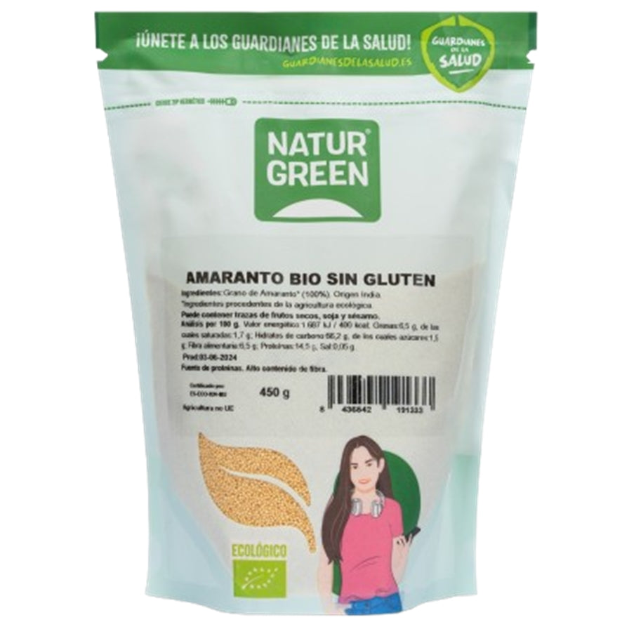 Amaranto Bio 450 gr | Naturgreen - Dietetica Ferrer