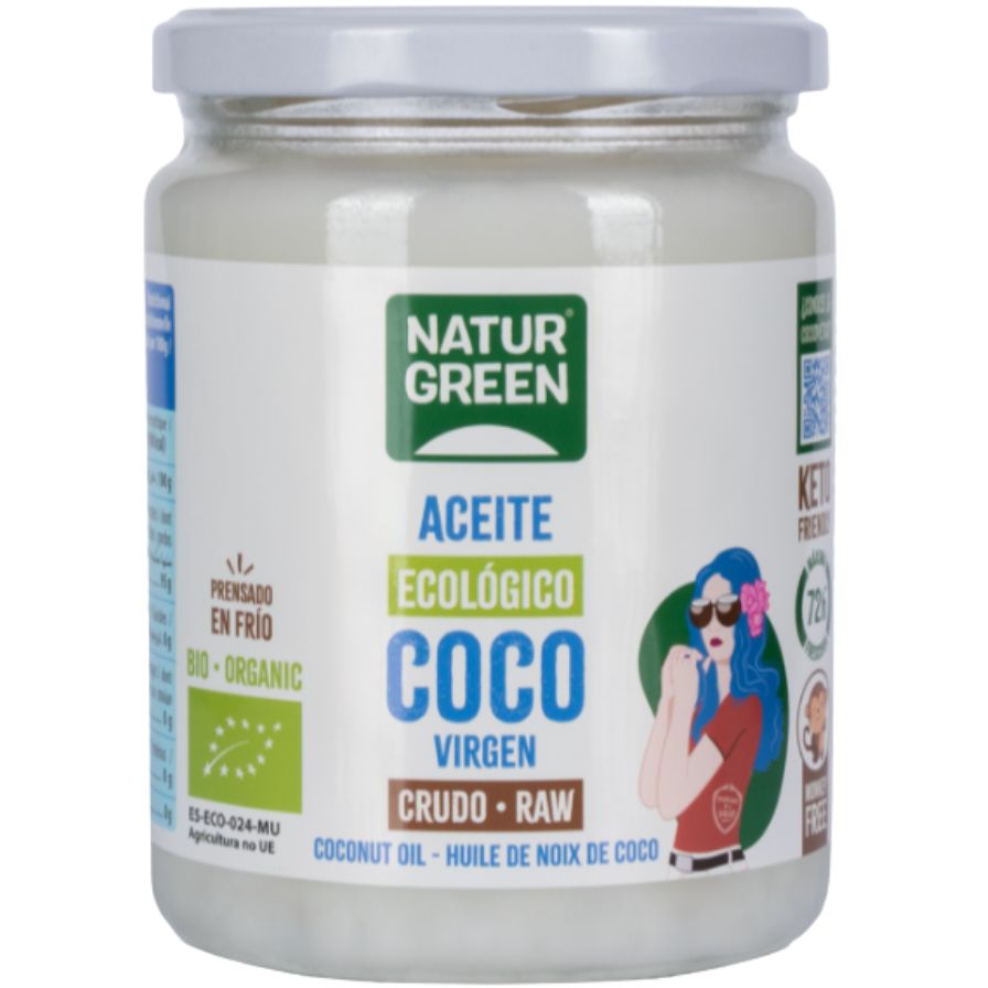 Aceite Virgen de Coco Bio | Naturgreen - Dietetica Ferrer