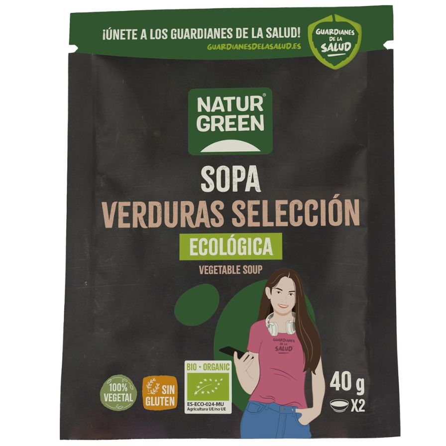 Sopa de 12 Verduras Bio 6 unidades | Naturgreen - Dietetica Ferrer