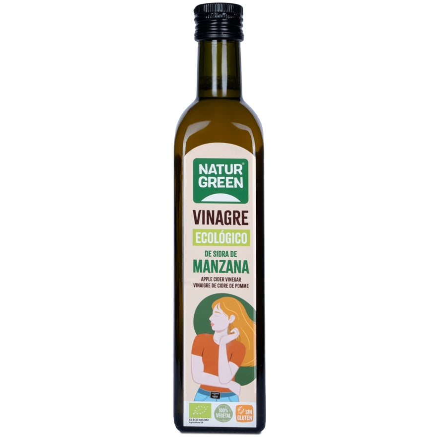 Vinagre de Sidra de Manzana Bio 500 ml | Naturgreen - Dietetica Ferrer