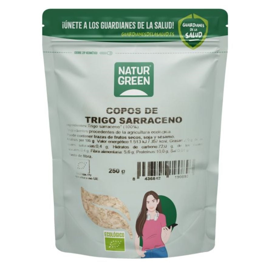 Copos de Trigo Sarraceno Bio 250 gr | Naturgreen - Dietetica Ferrer