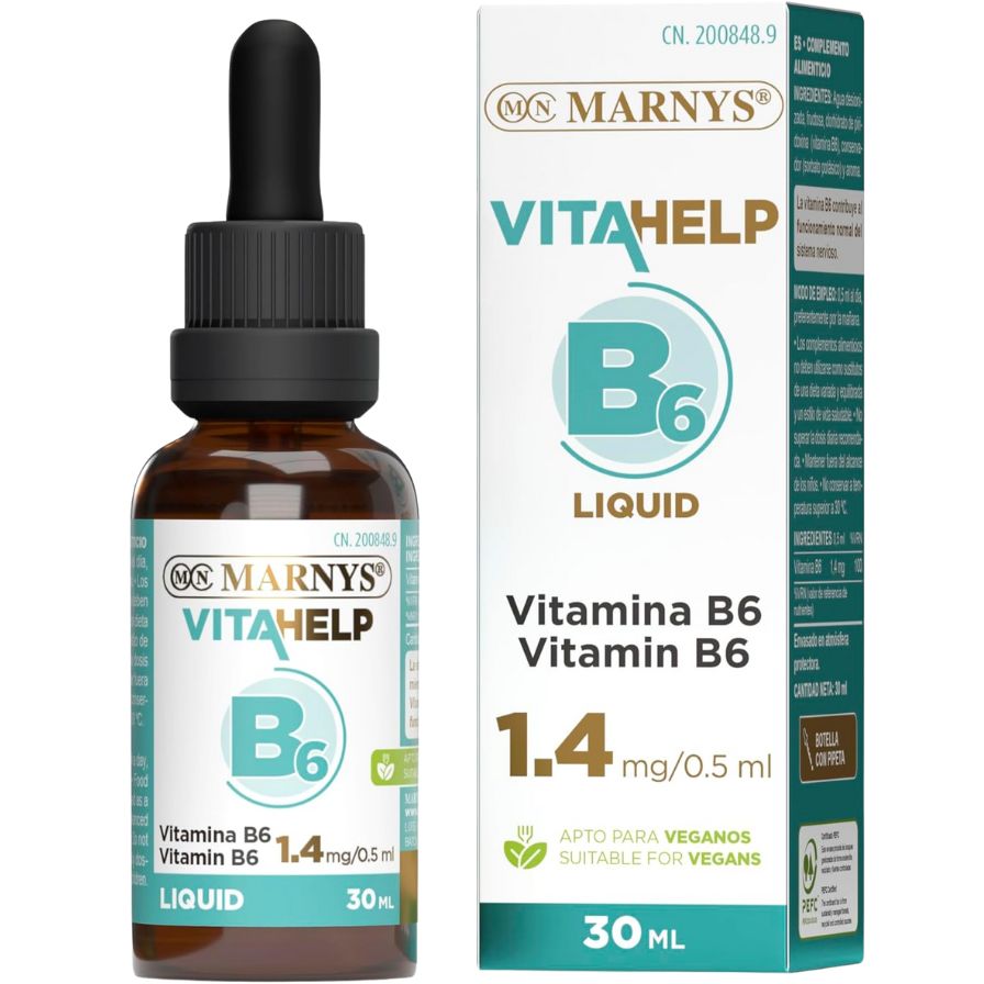 Vitamina B6 Liquida 30 ml | Marnys - Dietetica Ferrer