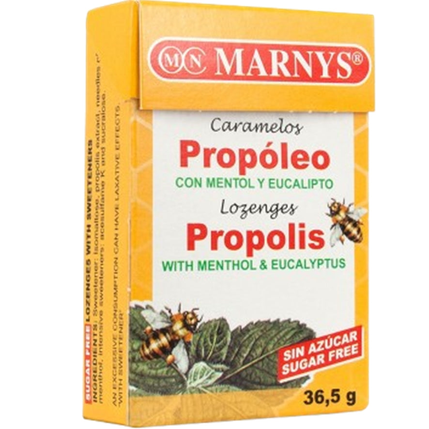 Caramelos Propoleo Mentol y Eucalipto sin Azucar | Marnys - Dietetica Ferrer