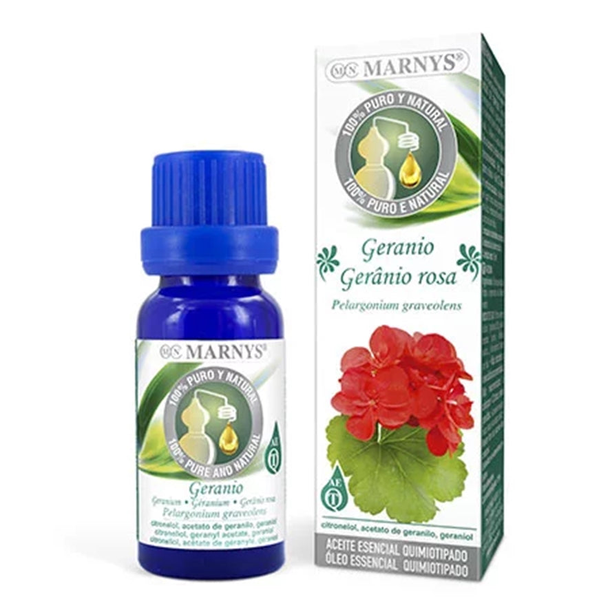 Aceite Esencial Alimentario de Geranio 15 ml | Marnys - Dietetica Ferrer