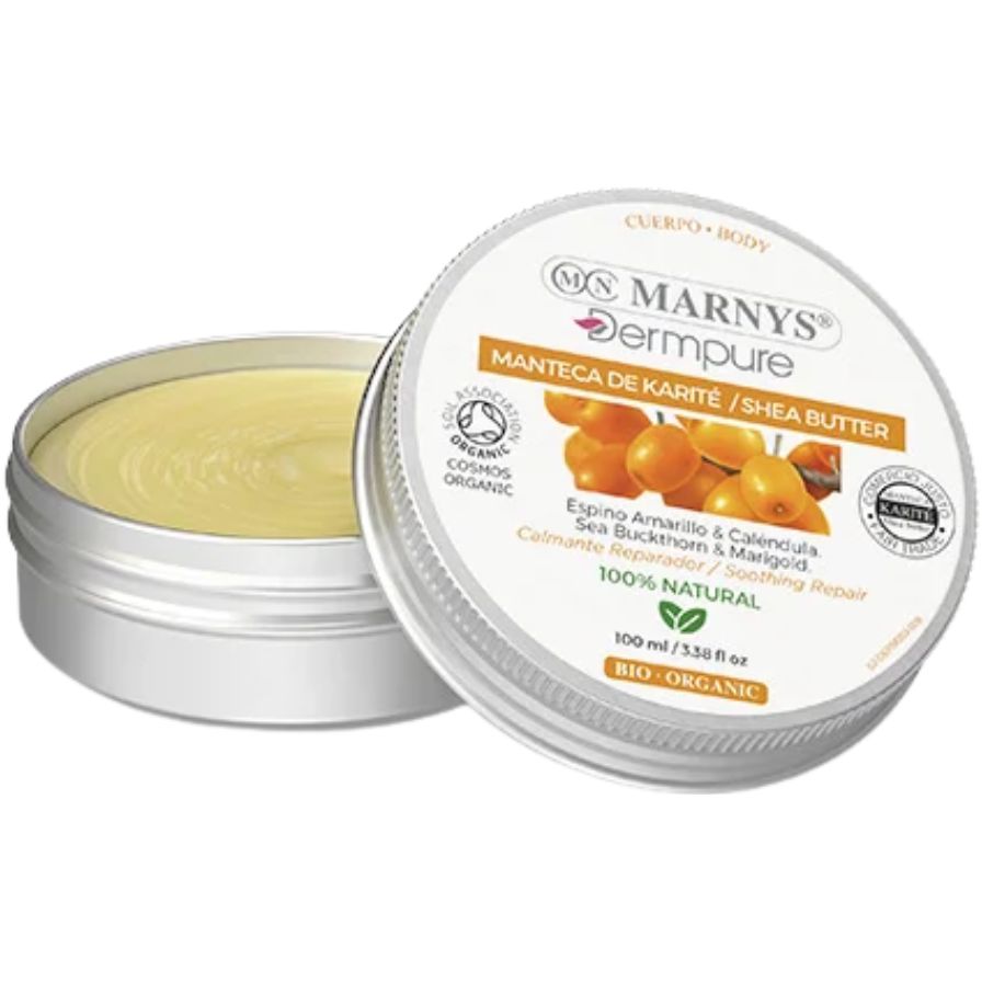 Manteca de Karite con Rosa Mosqueta Argan y Calendula 100 gr | Marnys - Dietetica Ferrer