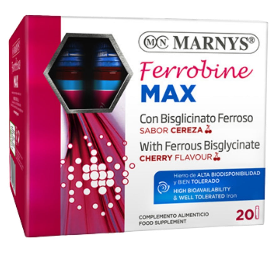 Ferrobine Max 20 Viales | Marnys - Dietetica Ferrer