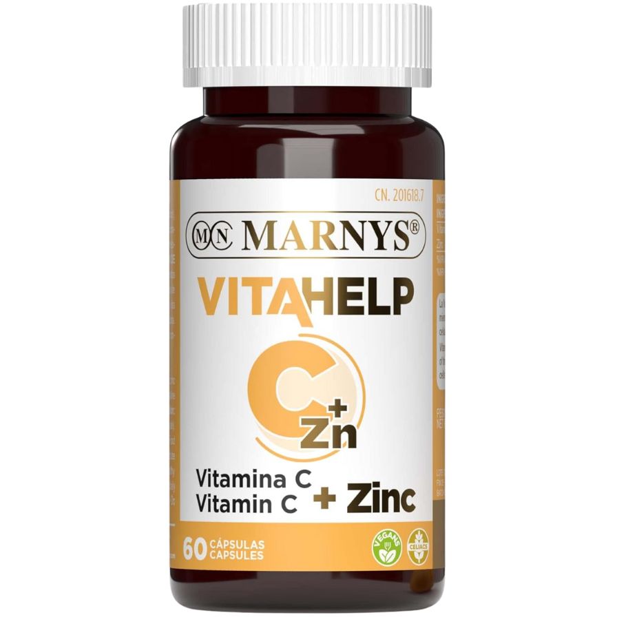 Vitahelp Vitamina C + Zinc 60 Cápsulas | Marnys