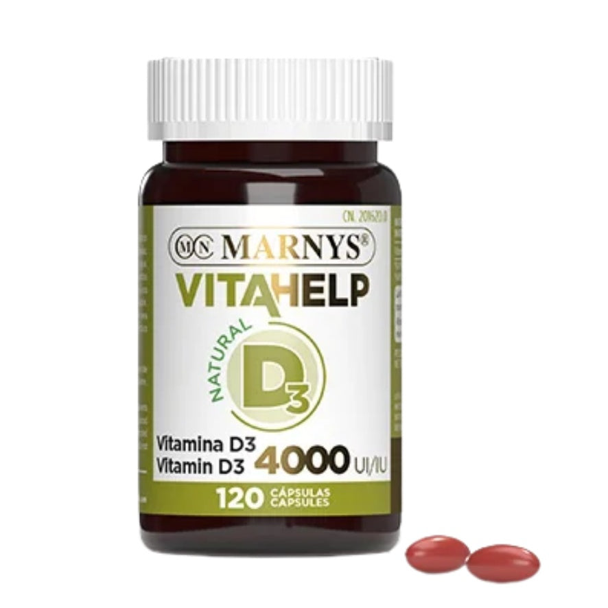 Vitahelp Vitamina D 4000 Ui 120 Perlas | Marnys - Dietetica Ferrer