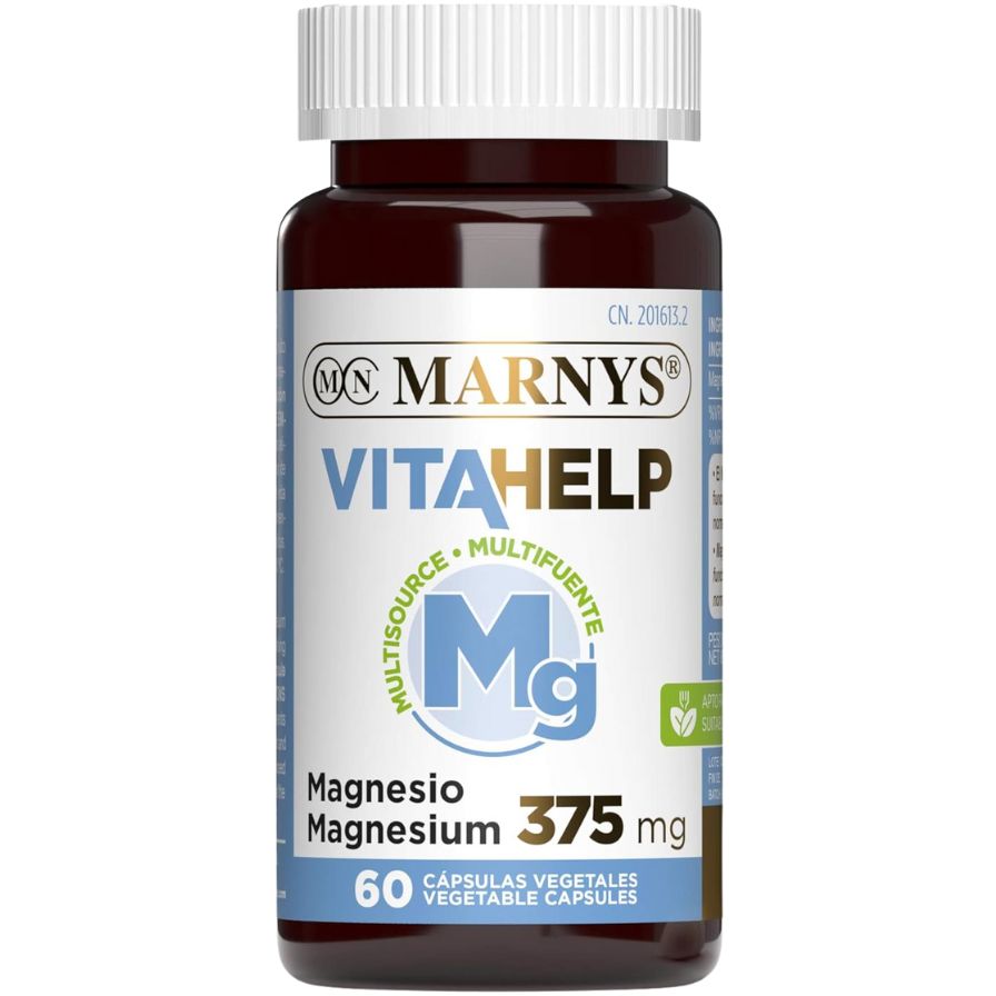 Vitahelp Magnesio 375mg 60 Capsulas | Marnys - Dietetica Ferrer