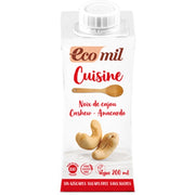 Crema Vegetal Cuisine de Anacardo Bio 200 ml | Ecomil - Dietetica Ferrer