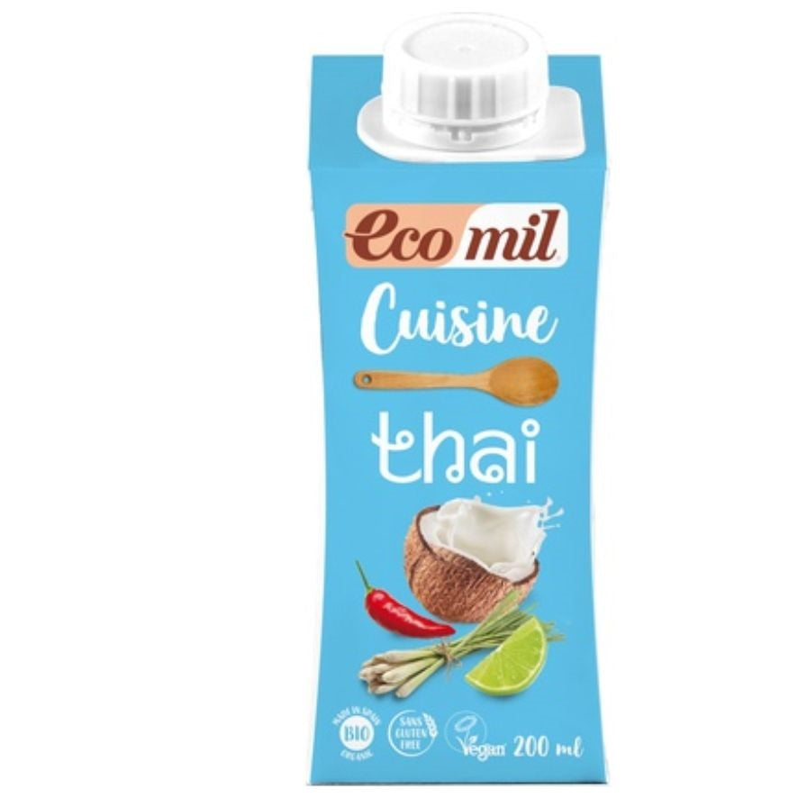 Crema Vegetal Cuisine Thai Coco Bio 200 ml | Ecomil - Dietetica Ferrer