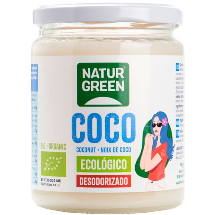 Aceite Suave de Coco Cuisine Bio 430 ml | Naturgreen - Dietetica Ferrer