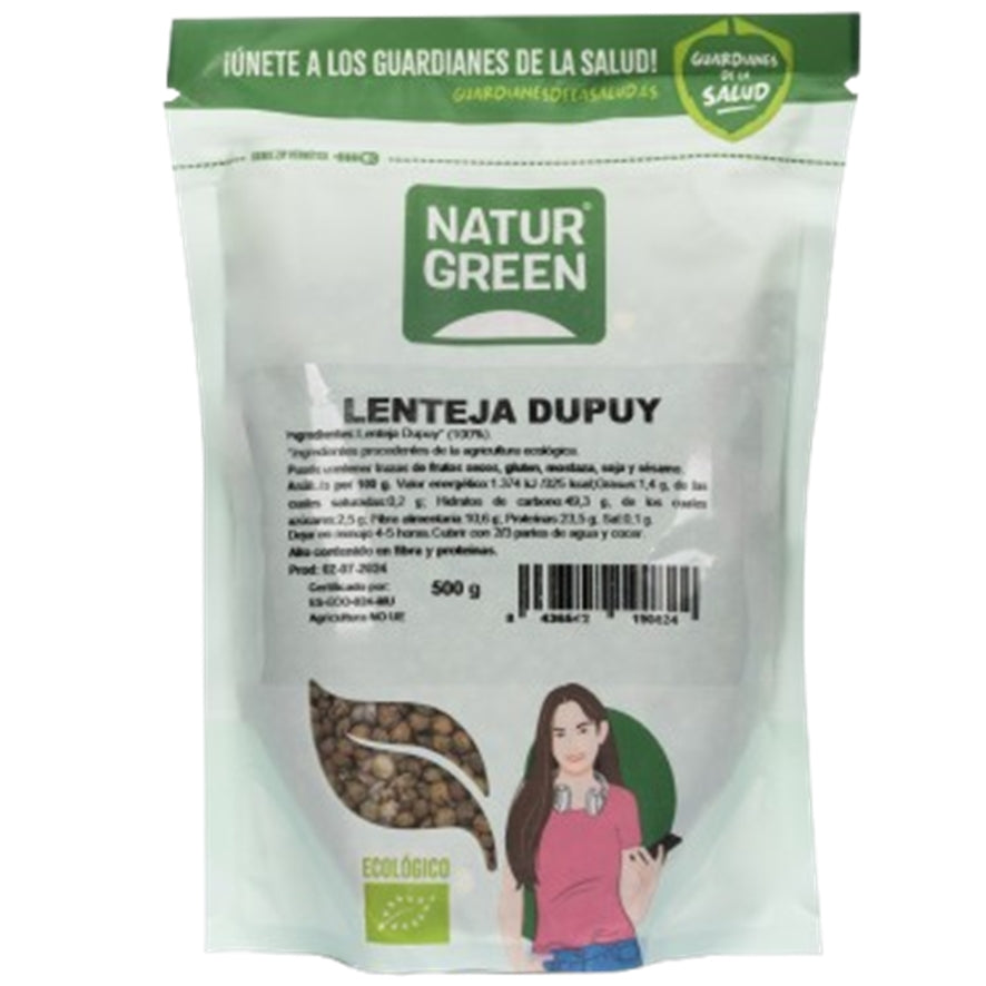 Lenteja Dupuy Bio 500 gr | Naturgreen - Dietetica Ferrer
