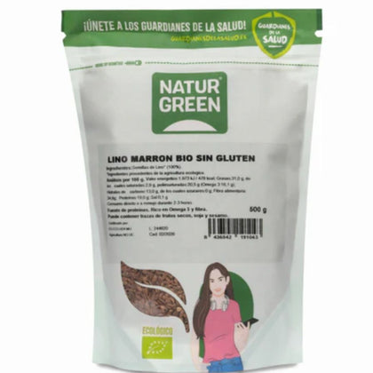 Lino Marron Bio | Naturgreen - Dietetica Ferrer