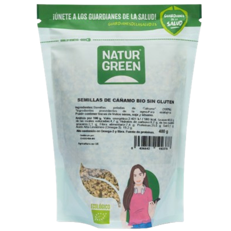 Semillas de Cañamo Bio 400 gr | Naturgreen - Dietetica Ferrer
