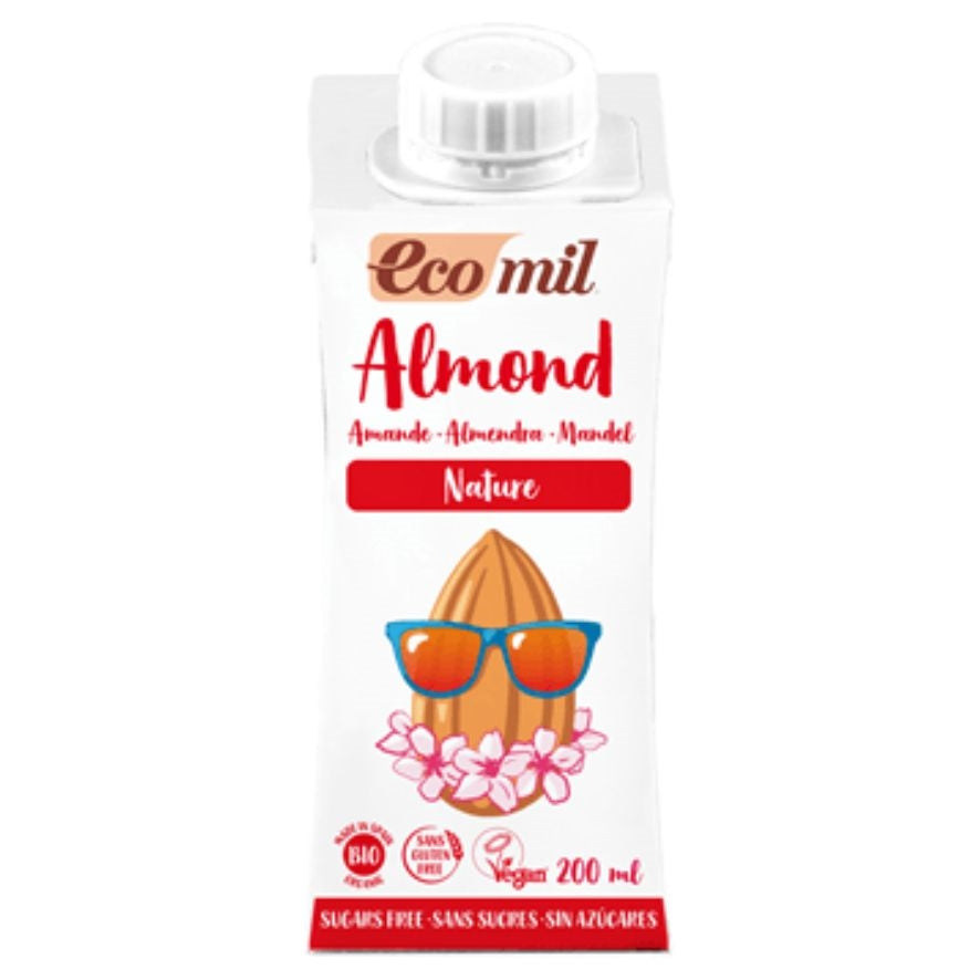 Minibrick Almendra Nature Bio 200 ml | Ecomil - Dietetica Ferrer