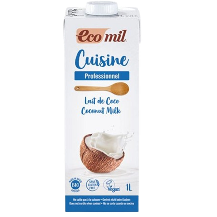 Crema Vegetal Cuisine Coco Nature Bio 1 Litro | Ecomil - Dietetica Ferrer