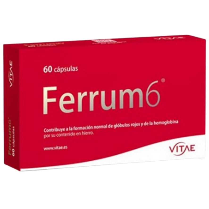 Ferrum6 60 cápsulas | Vitae - Dietetica Ferrer