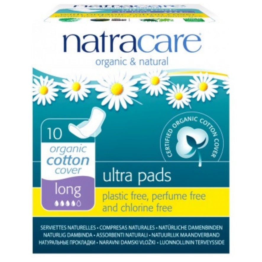 Compresa Larga Con Alas 10 Unidades | Natracare - Dietetica Ferrer