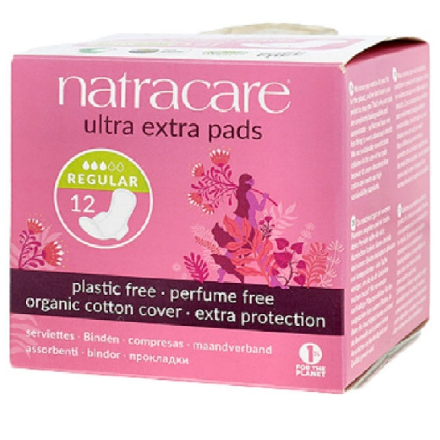 Compresa Normal Extrafina con Alas 12 Unidades | Natracare - Dietetica Ferrer