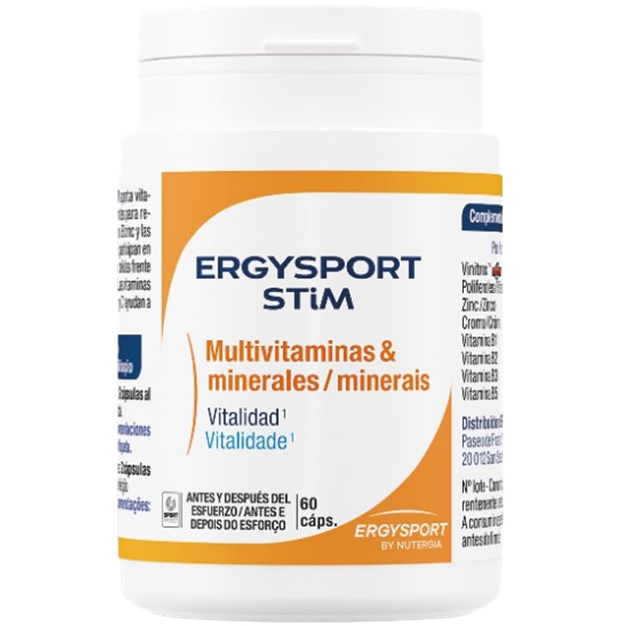 Ergysport Stim 60 cápsulas | Nutergia - Dietetica Ferrer