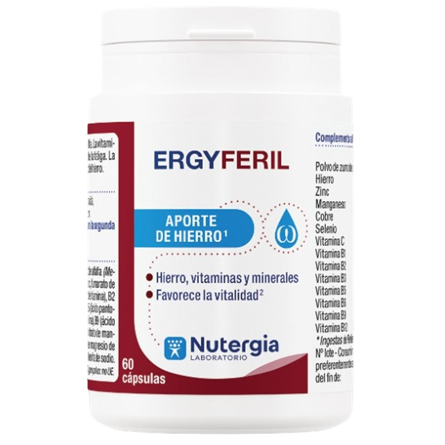 Ergyferil 60 cápsulas | Nutergia - Dietetica Ferrer