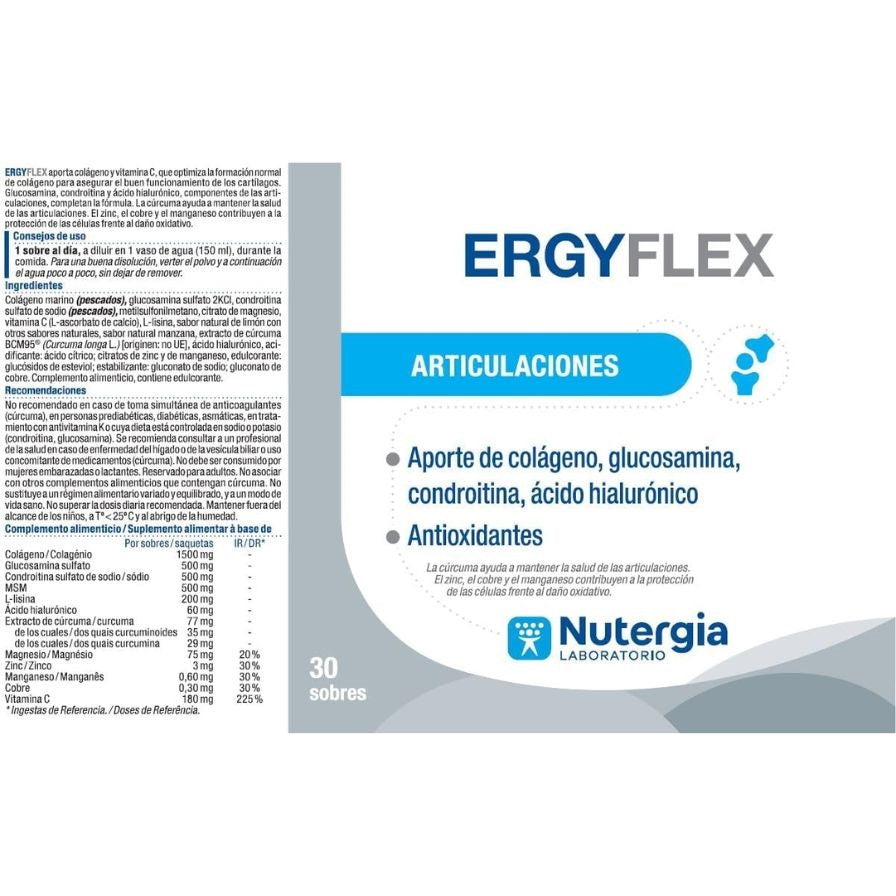 Ergyflex 30 Sobres | Nutergia - Dietetica Ferrer