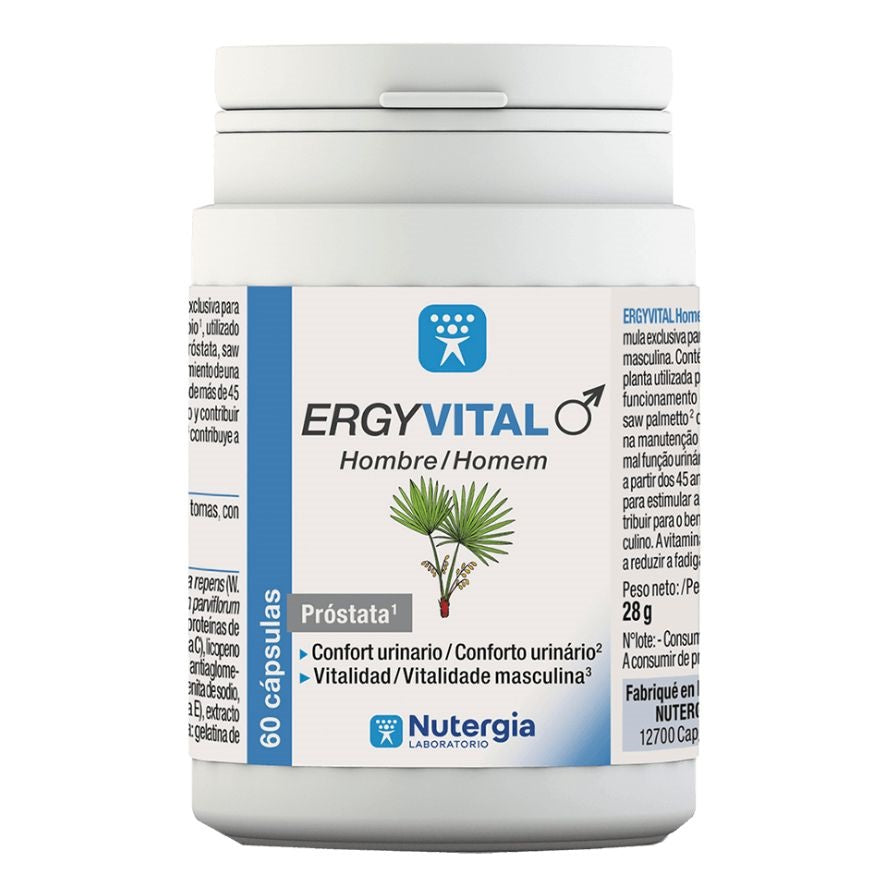 Ergyvital Hombre 60 cápsulas | Nutergia - Dietetica Ferrer