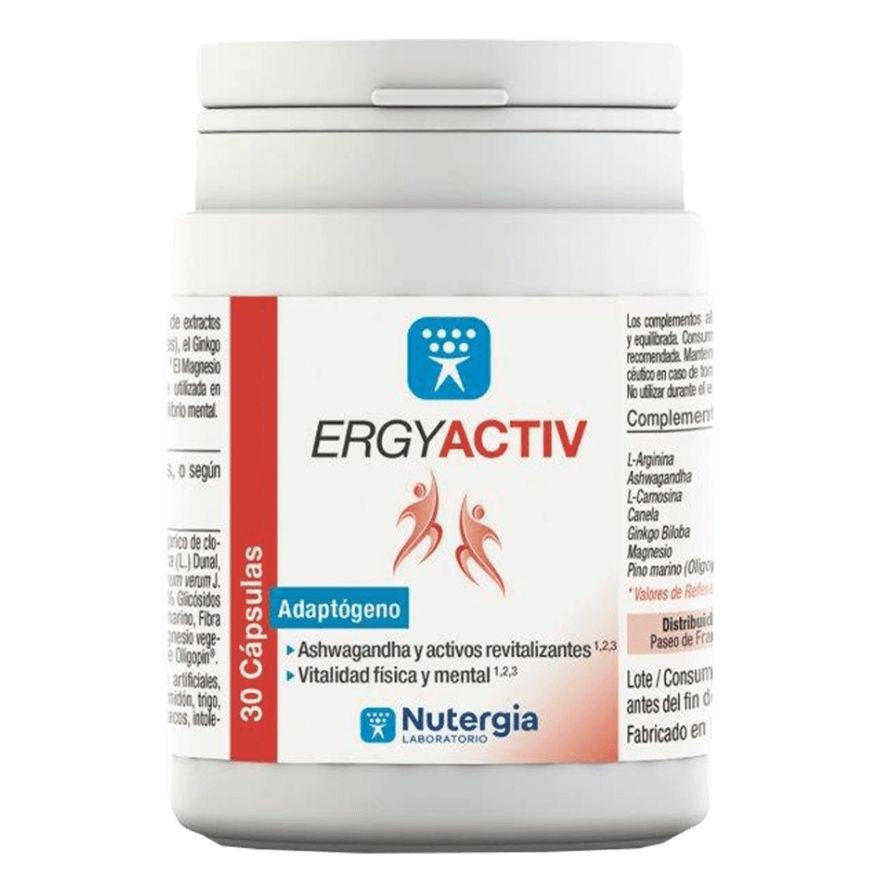 Ergyactiv 30 cápsulas | Nutergia - Dietetica Ferrer