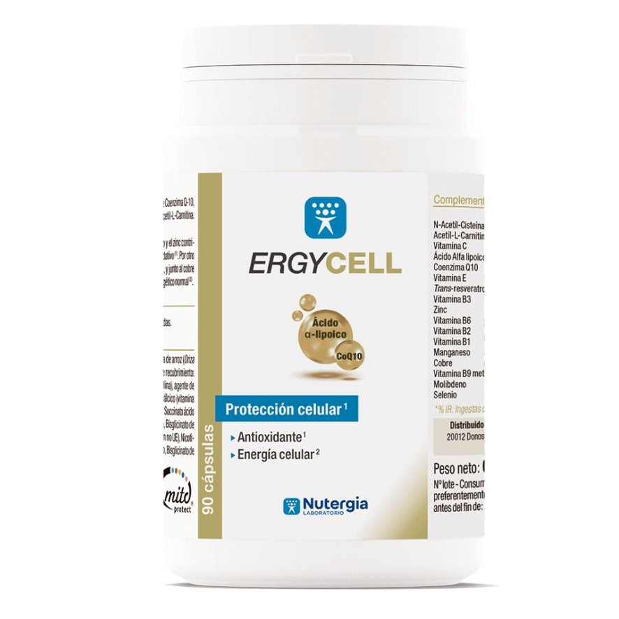 Ergycell 90 cápsulas | Nutergia