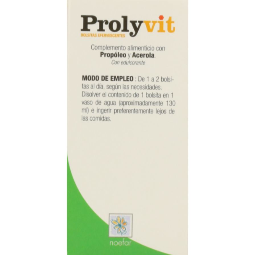 Prolyvit Efervescente con Stevia 16 Sobres | Noefar - Dietetica Ferrer
