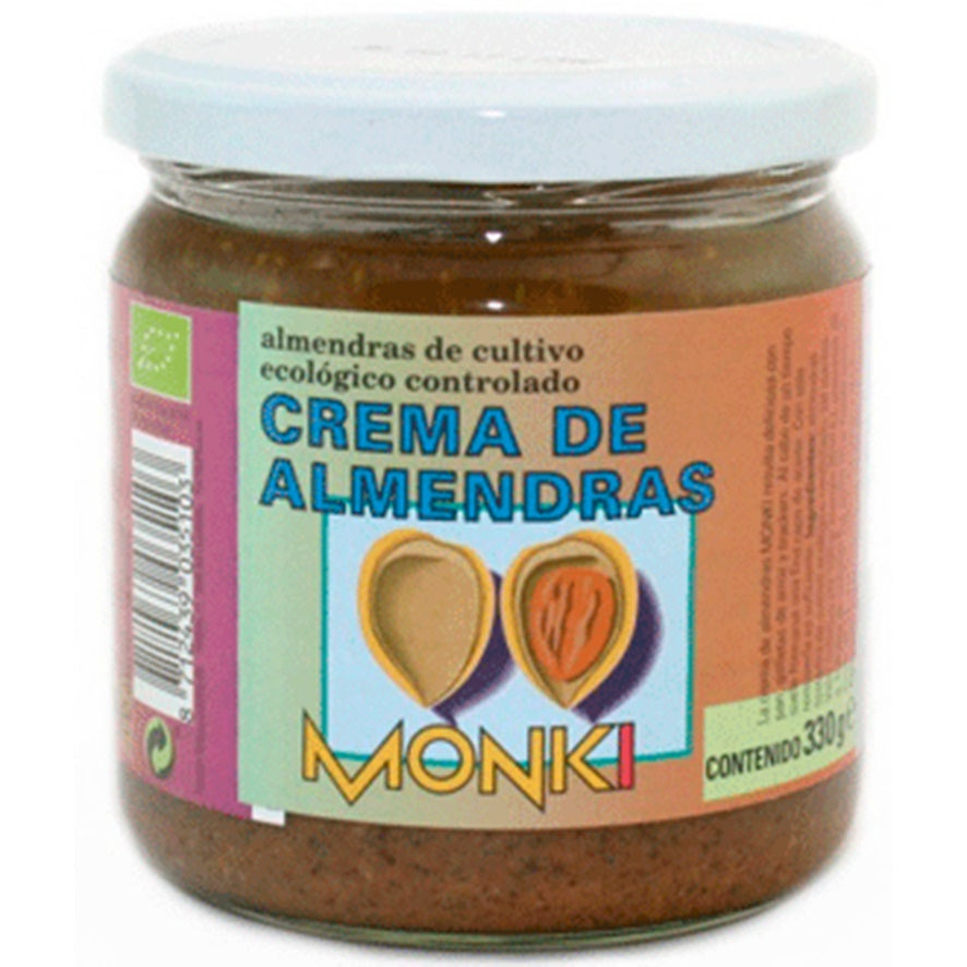Crema de Almendras Bio 330 gr | Monki - Dietetica Ferrer