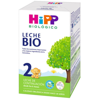 Leche 2 de continuación 600 gr | HIPP - Dietetica Ferrer