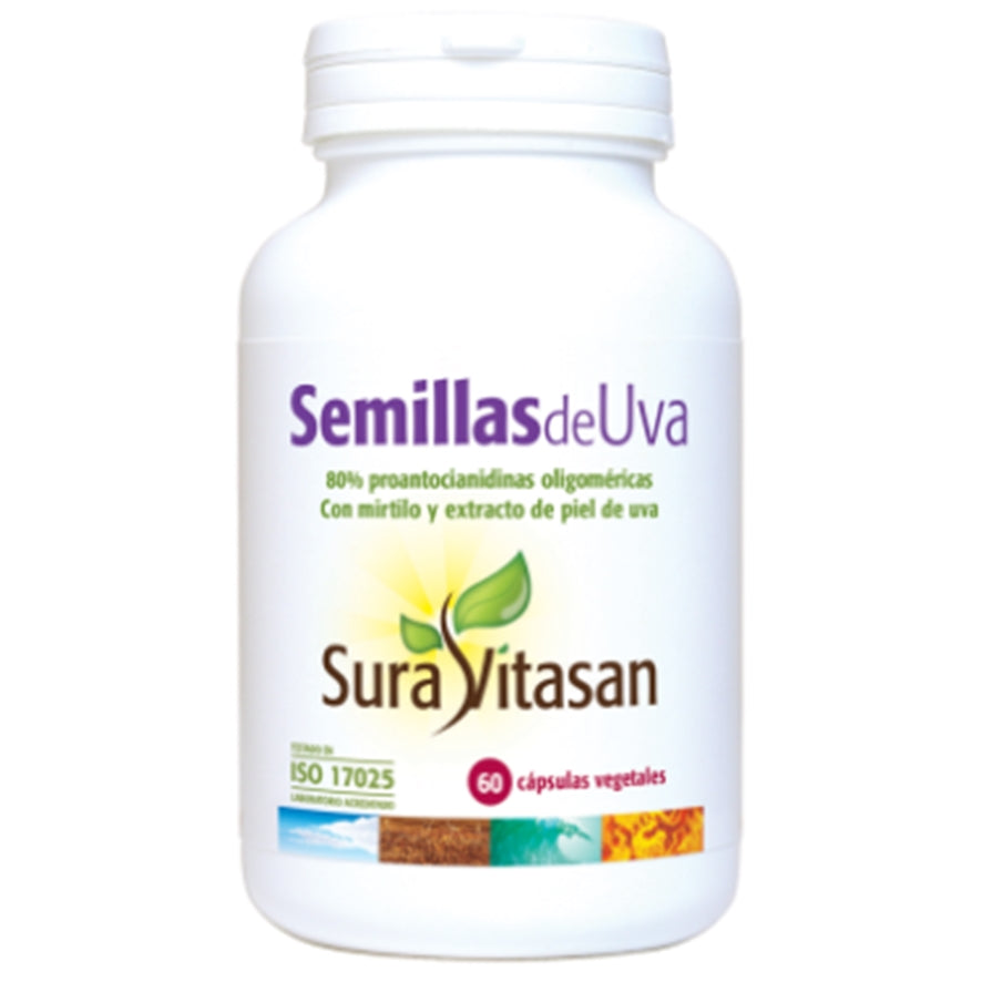 Semillas de Uva 60 Capsulas | Sura Vitasan - Dietetica Ferrer