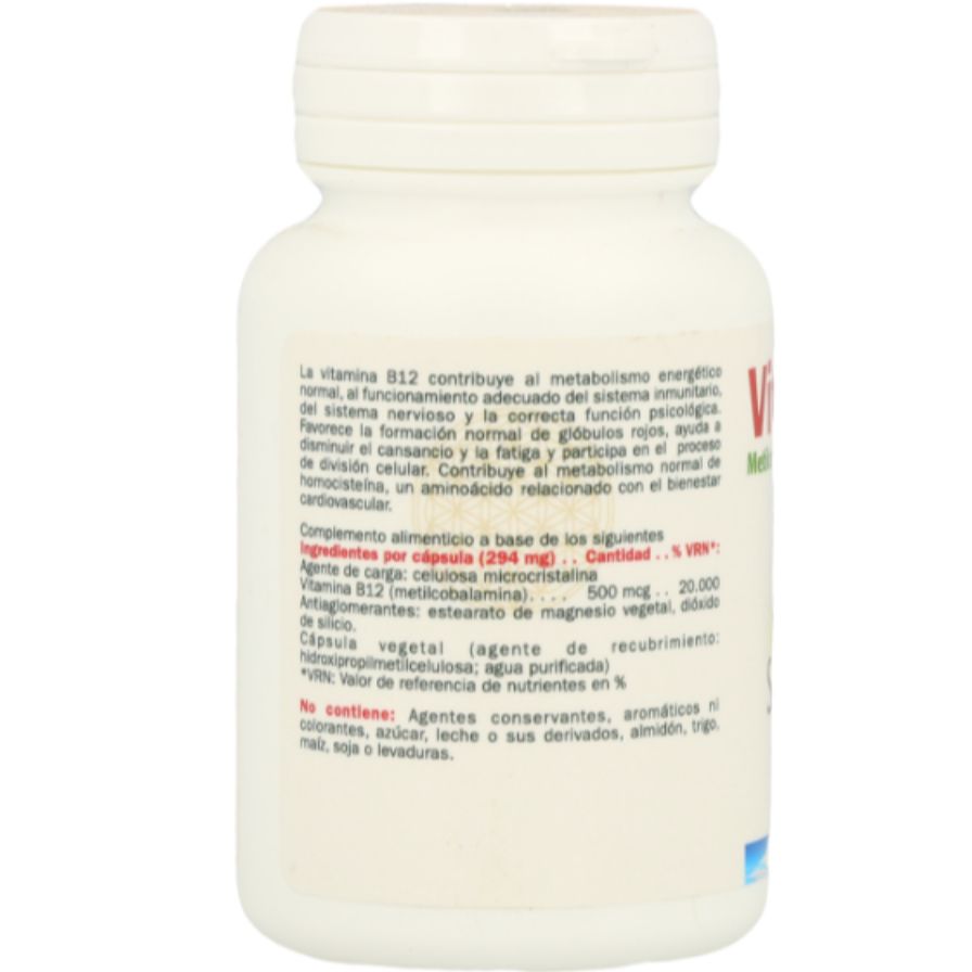 Vitamina B12 500mcg 100 Capsulas | Sura Vitasan