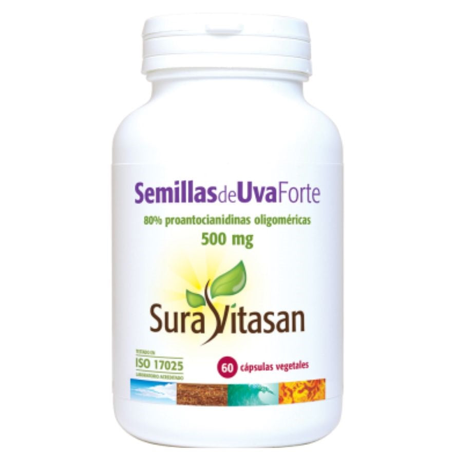 Semente de Uva Forte 60 Cápsulas | Surata Vitasan