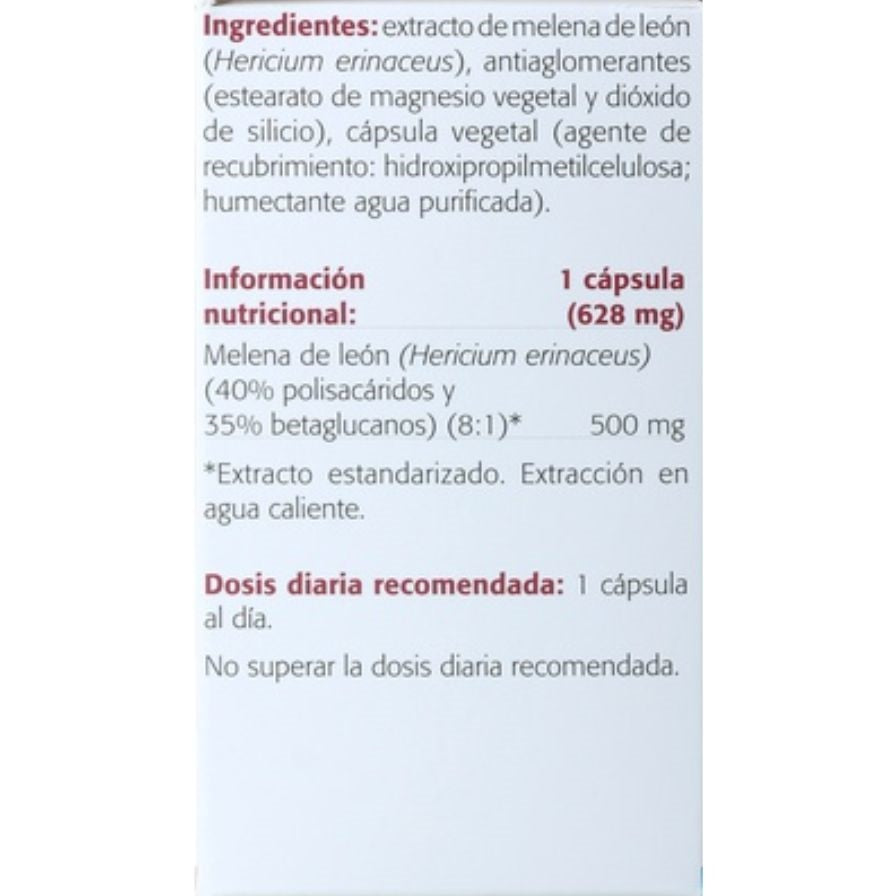 Melena de Leon 500 mg 60 Capsulas | Sura Vitasan - Dietetica Ferrer