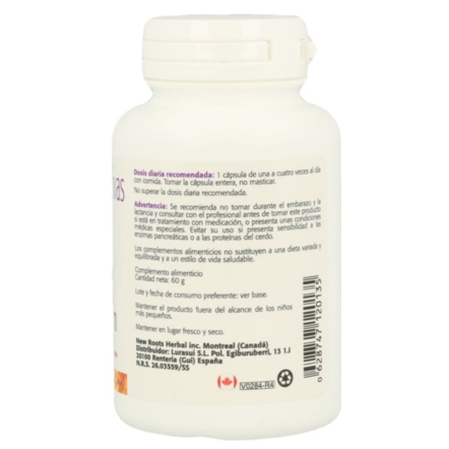 Enzymas Digestivas 100 Capsulas | Sura Vitasan - Dietetica Ferrer