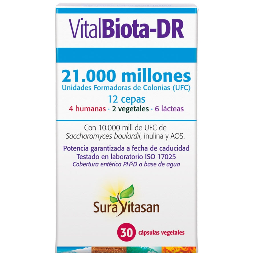 VitalBiota DR 30 Capsulas | Sura Vitasan