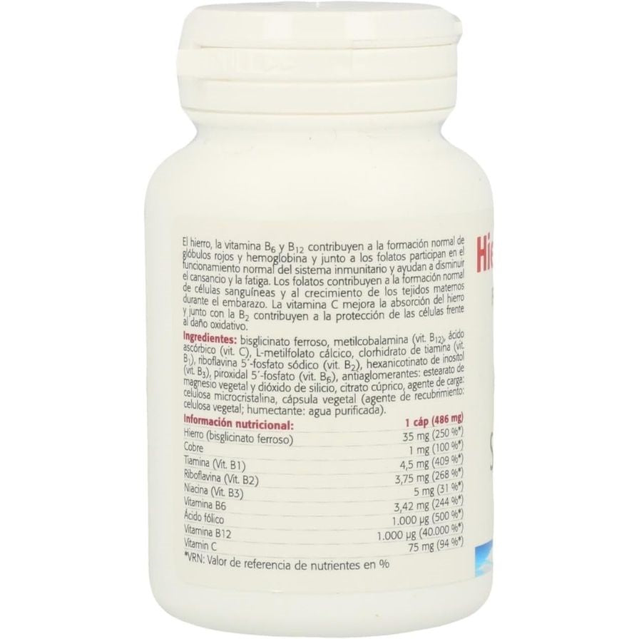 Hierro Bisglicinato 30 Capsulas | Sura Vitasan - Dietetica Ferrer