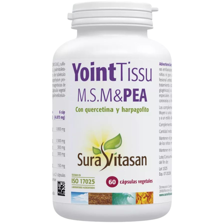 Yoint Tissu MSM 60 Capsulas | Sura Vitasan - Dietetica Ferrer