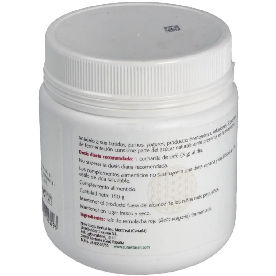 Remolacha Roja Fermentada 150 gr | Sura Vitasan - Dietetica Ferrer