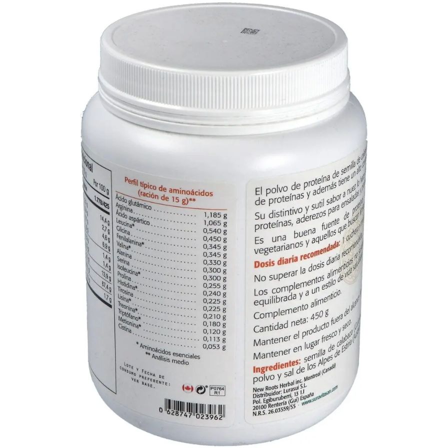 Proteína de Semente de Abóbora 400 gr | Surata Vitasan