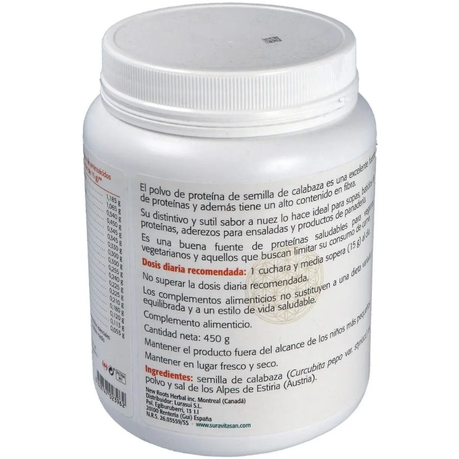 Proteína de Semente de Abóbora 400 gr | Surata Vitasan